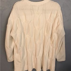 J Jill chenille sweater color ivory size medium